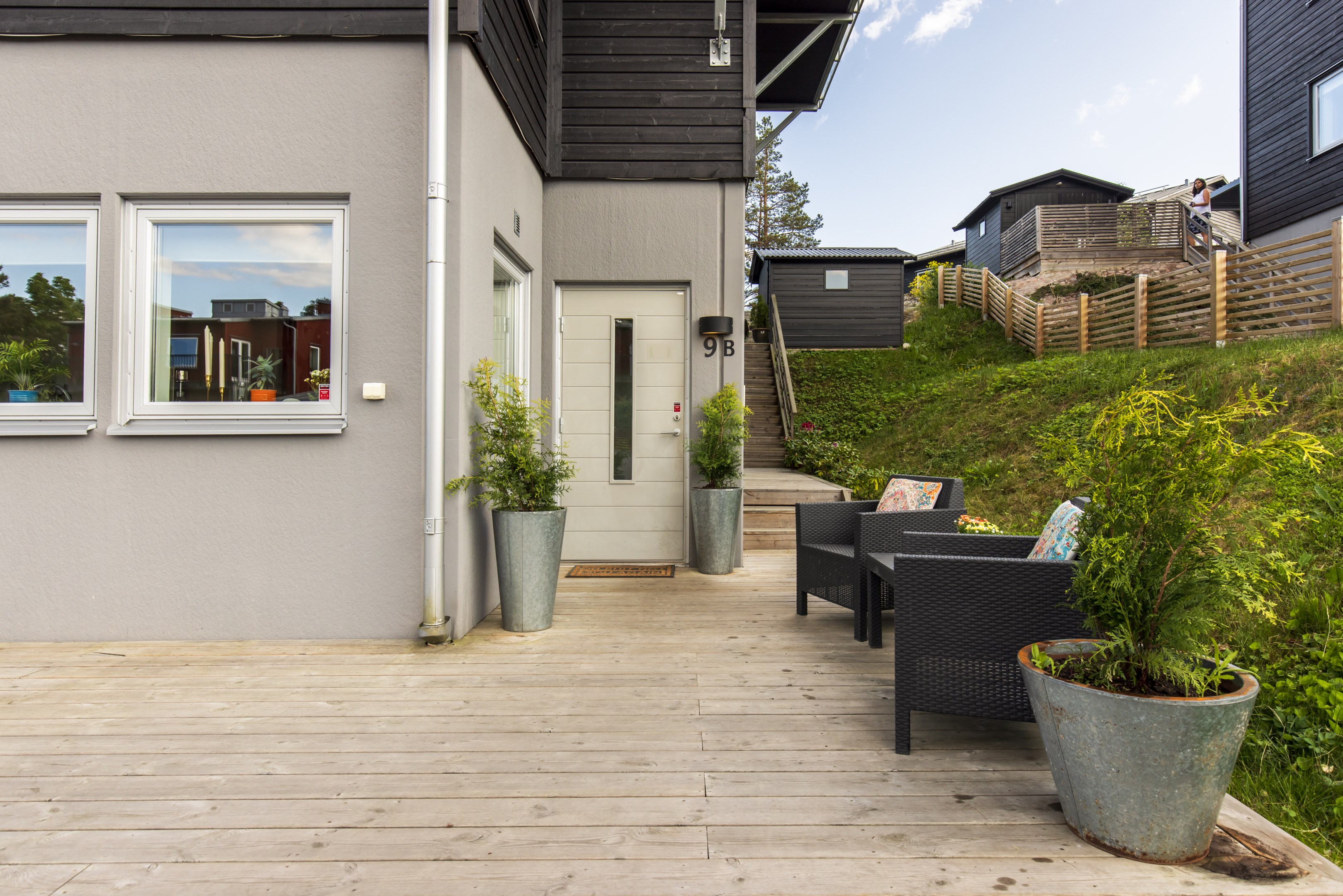 Bostadsbild från Kils gårdsväg 9B, Kommande i Insjön, Nacka