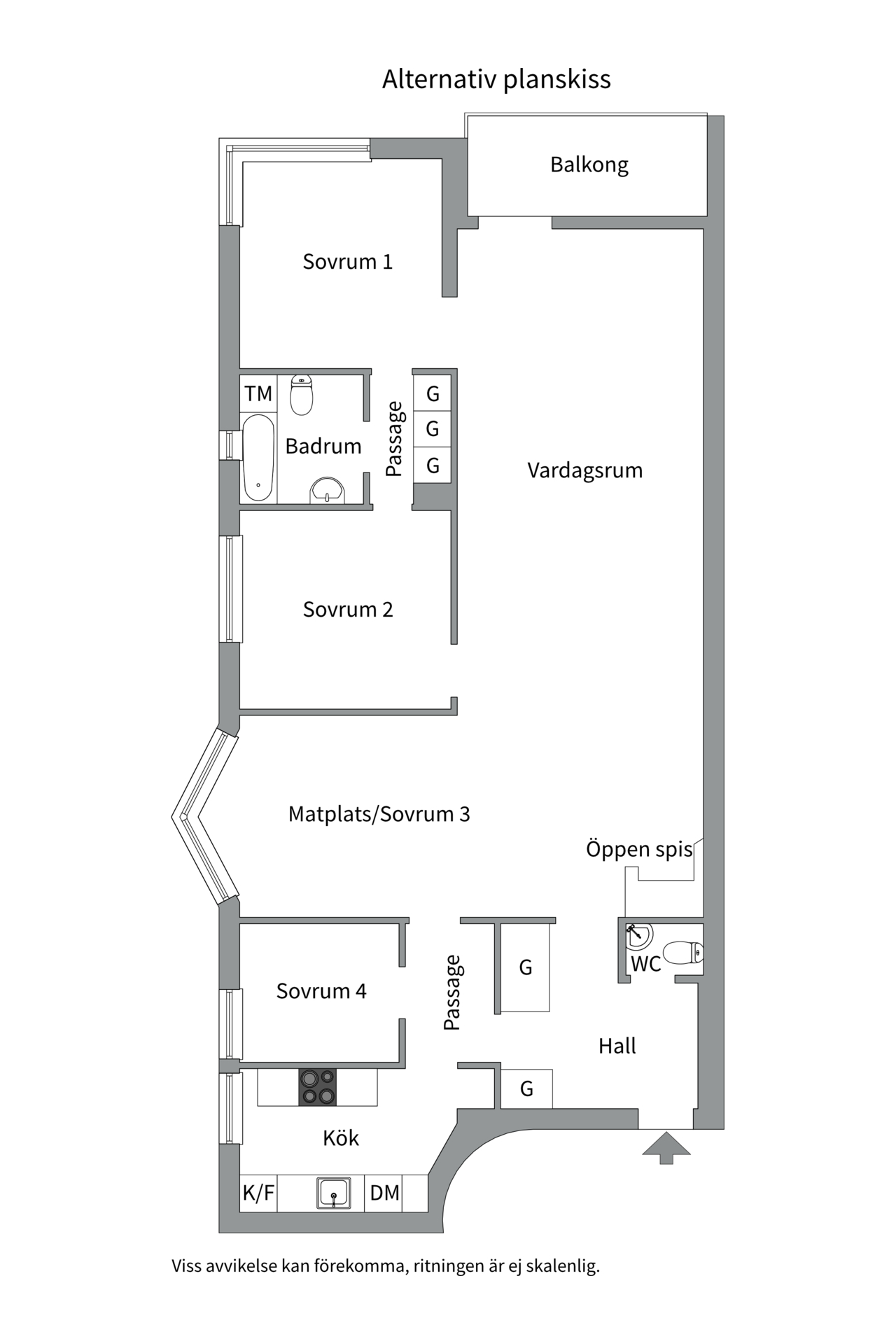 Bostadsbild från Norr Mälarstrand 96, 6tr, Såld i Kungsholmen - Norr Mälarstrand, Stockholm