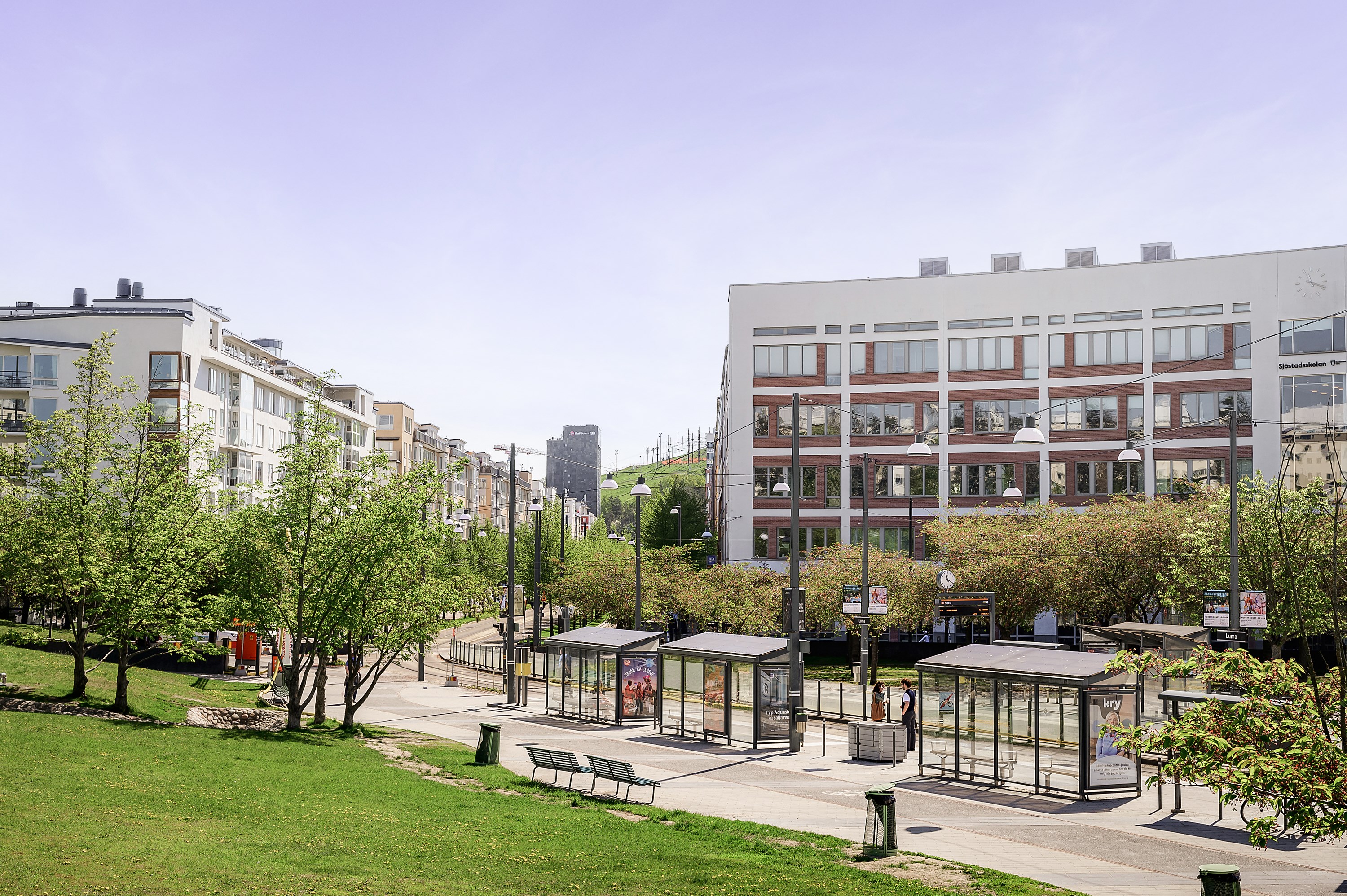 Bostadsbild från Sjöfartsgatan 1, Kommande i Hammarby Sjöstad, Stockholm
