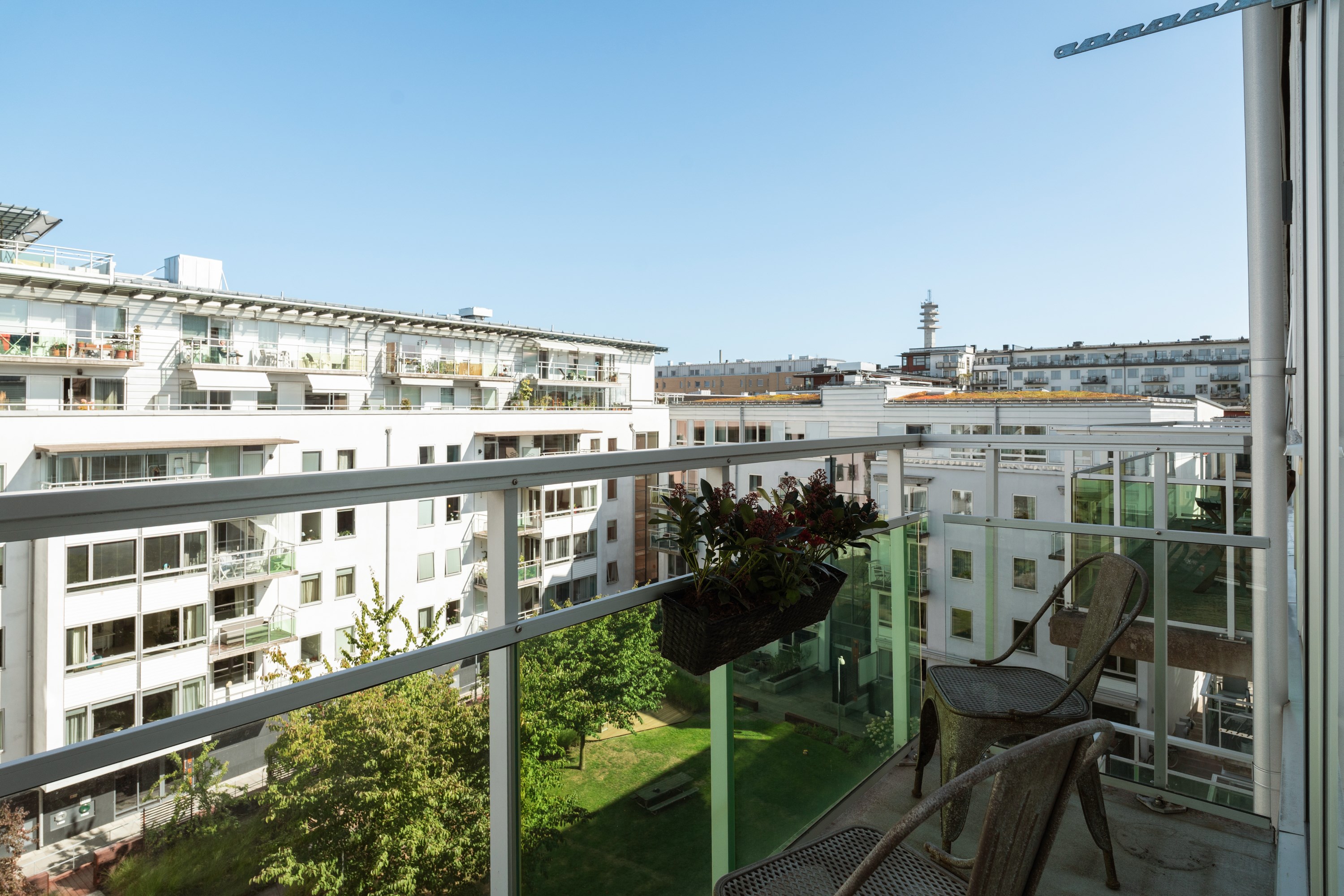 Bostadsbild från Sjöfartsgatan 1, Kommande i Hammarby Sjöstad, Stockholm