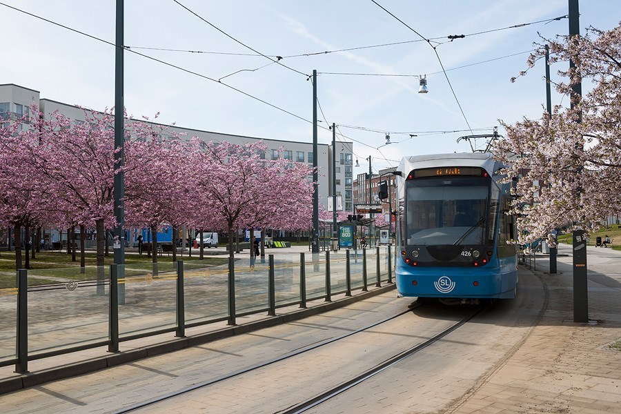 Bostadsbild från Sjöfartsgatan 1, Kommande i Hammarby Sjöstad, Stockholm