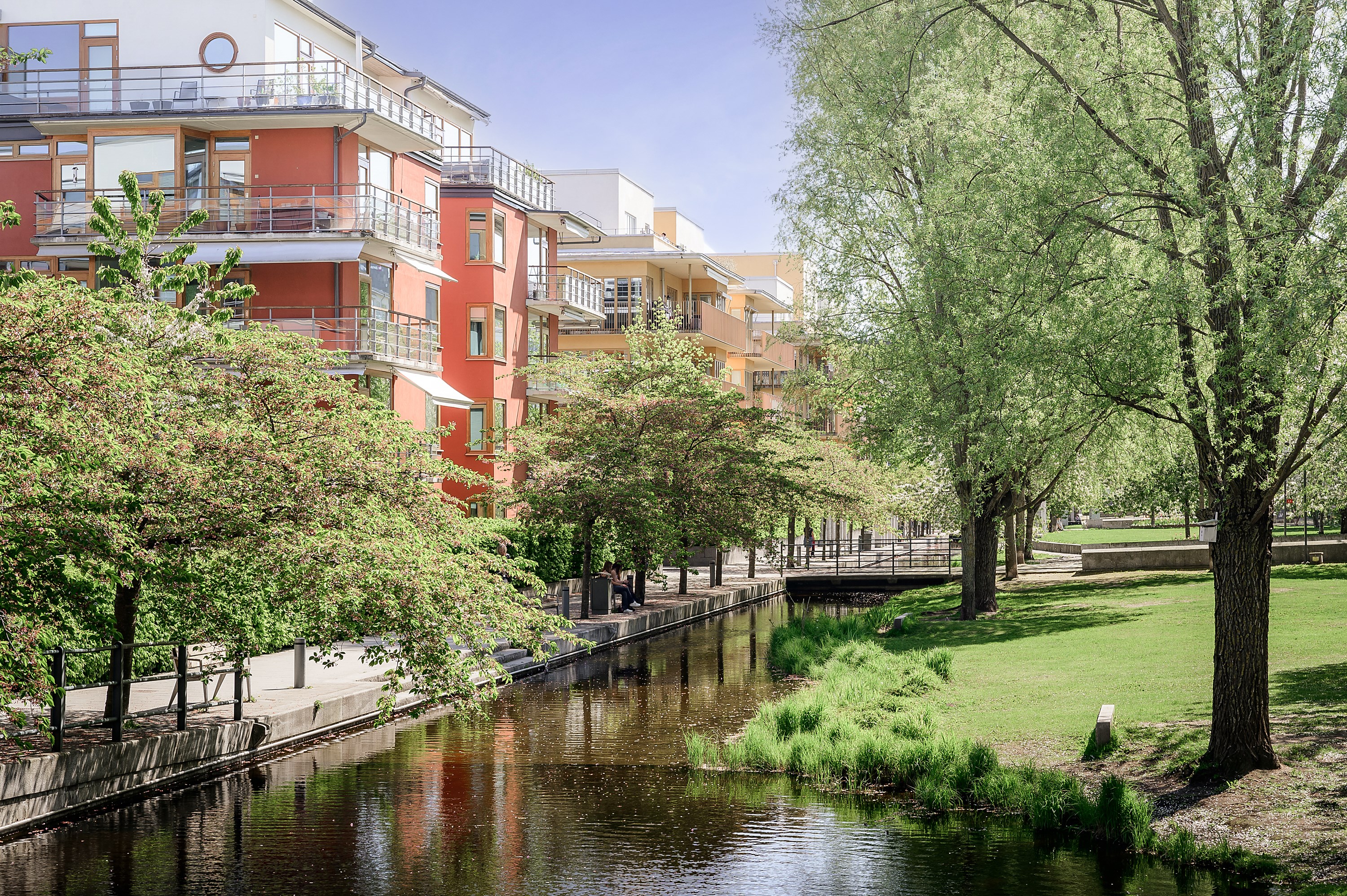 Bostadsbild från Sjöfartsgatan 1, Kommande i Hammarby Sjöstad, Stockholm