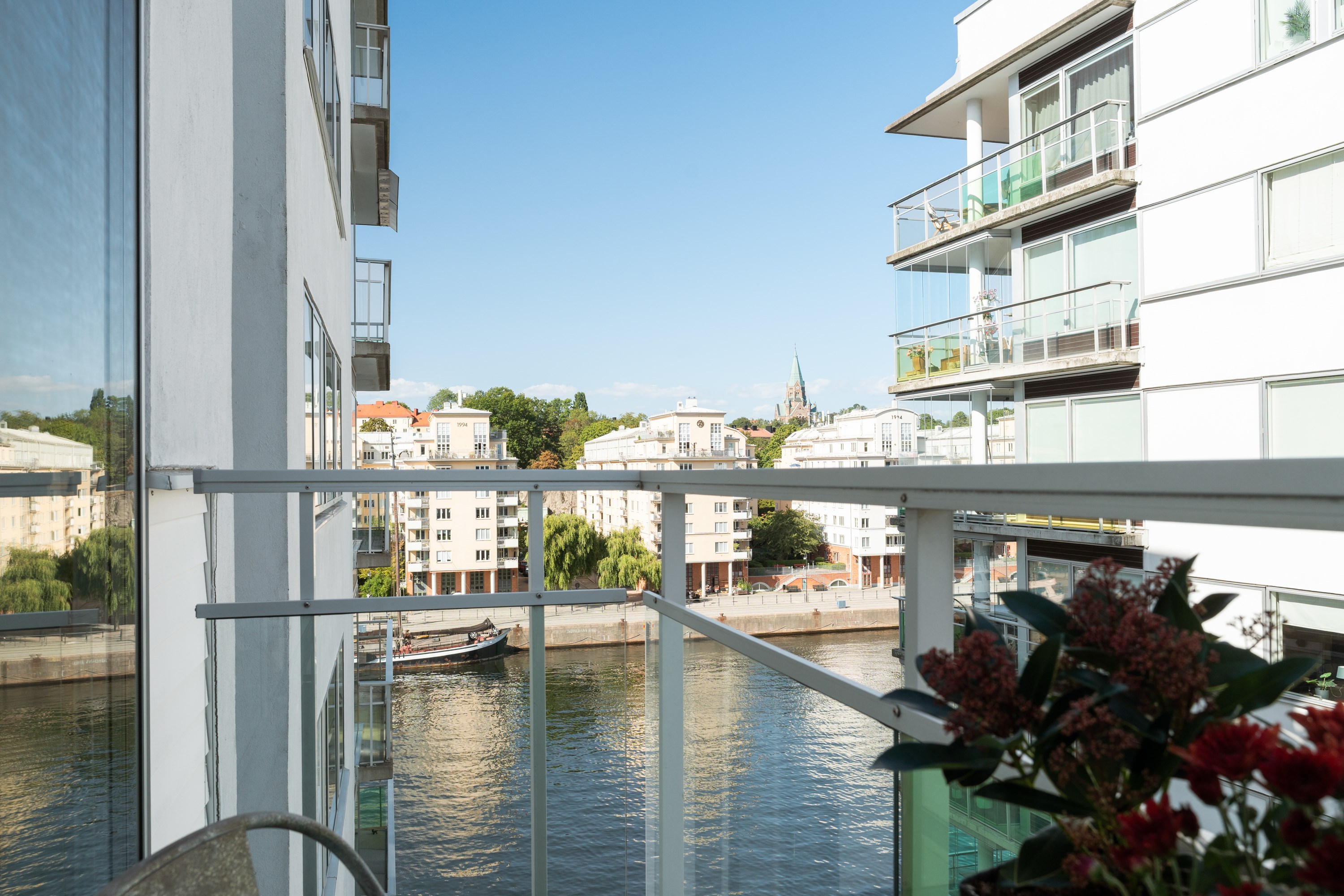Bostadsbild från Sjöfartsgatan 1, Kommande i Hammarby Sjöstad, Stockholm