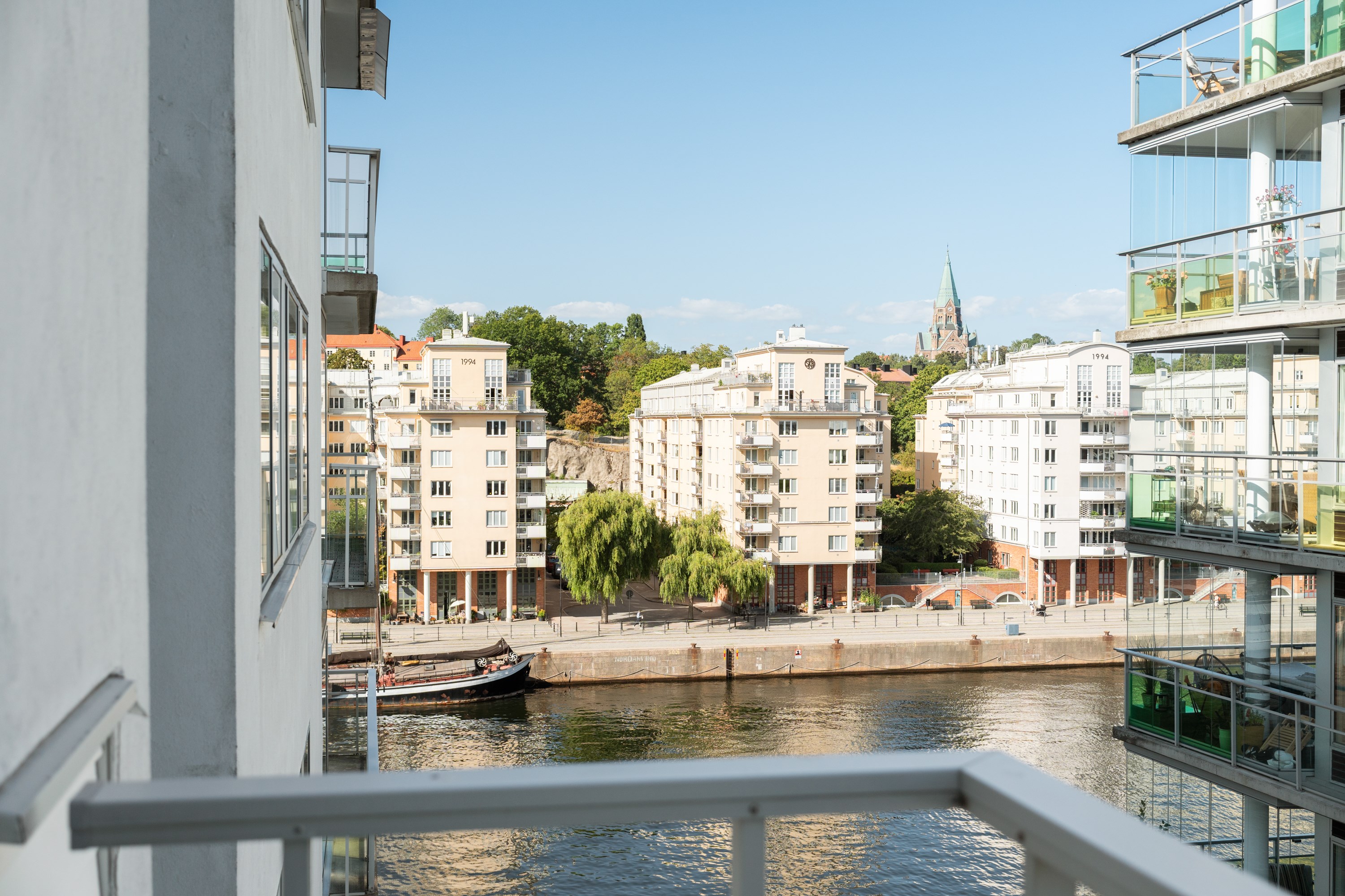 Bostadsbild från Sjöfartsgatan 1, Kommande i Hammarby Sjöstad, Stockholm