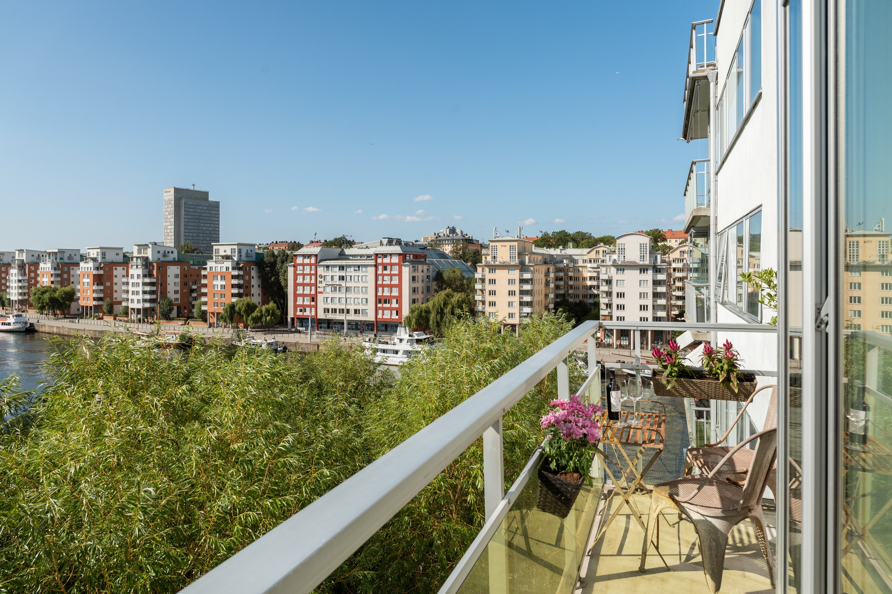 Bostadsbild från Sjöfartsgatan 1, Kommande i Hammarby Sjöstad, Stockholm