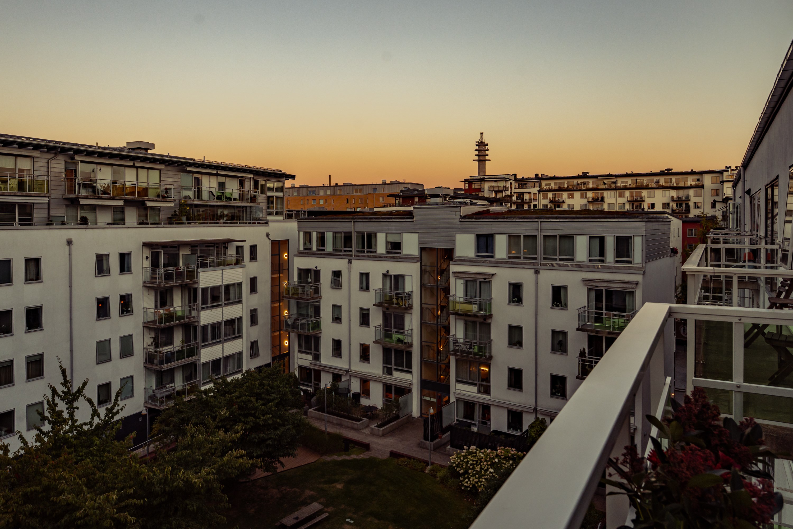 Bostadsbild från Sjöfartsgatan 1, Kommande i Hammarby Sjöstad, Stockholm