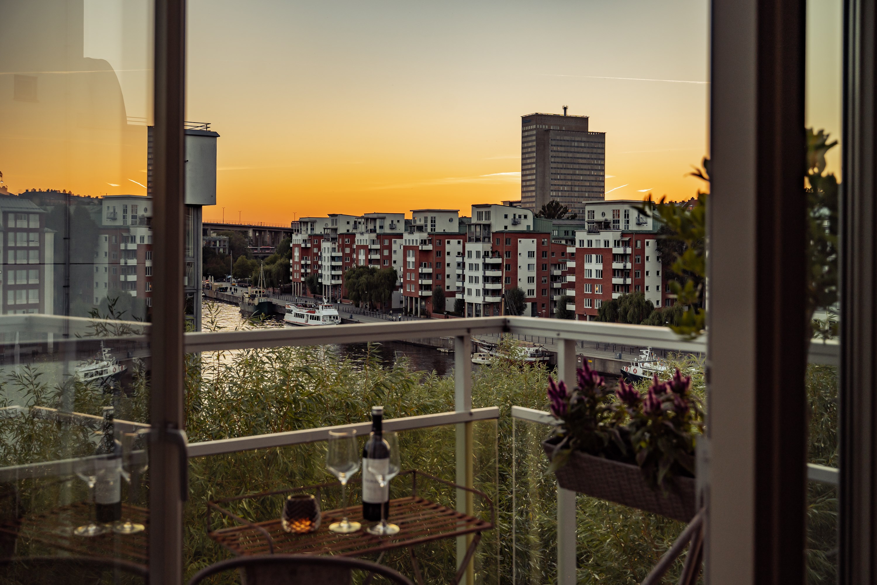 Bostadsbild från Sjöfartsgatan 1, Kommande i Hammarby Sjöstad, Stockholm