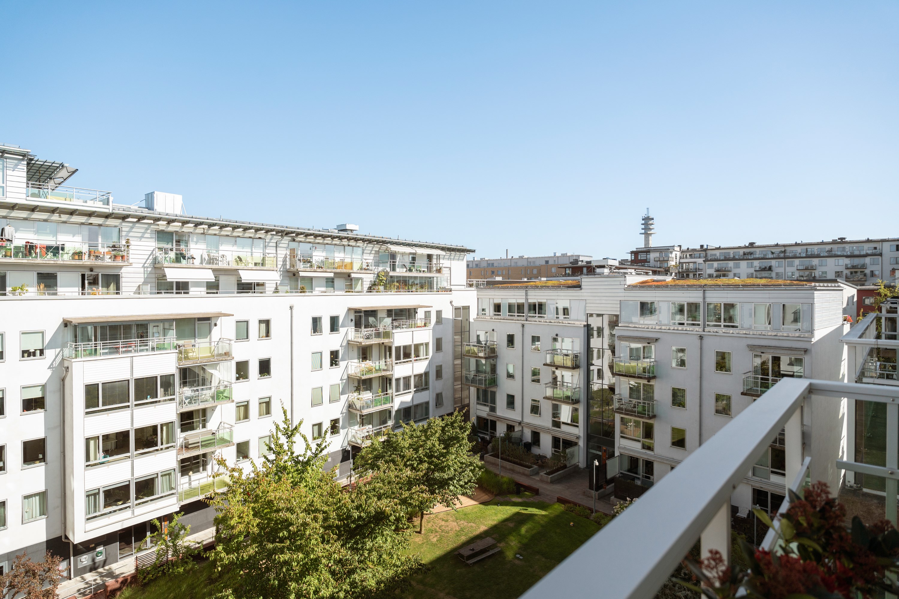 Bostadsbild från Sjöfartsgatan 1, Kommande i Hammarby Sjöstad, Stockholm