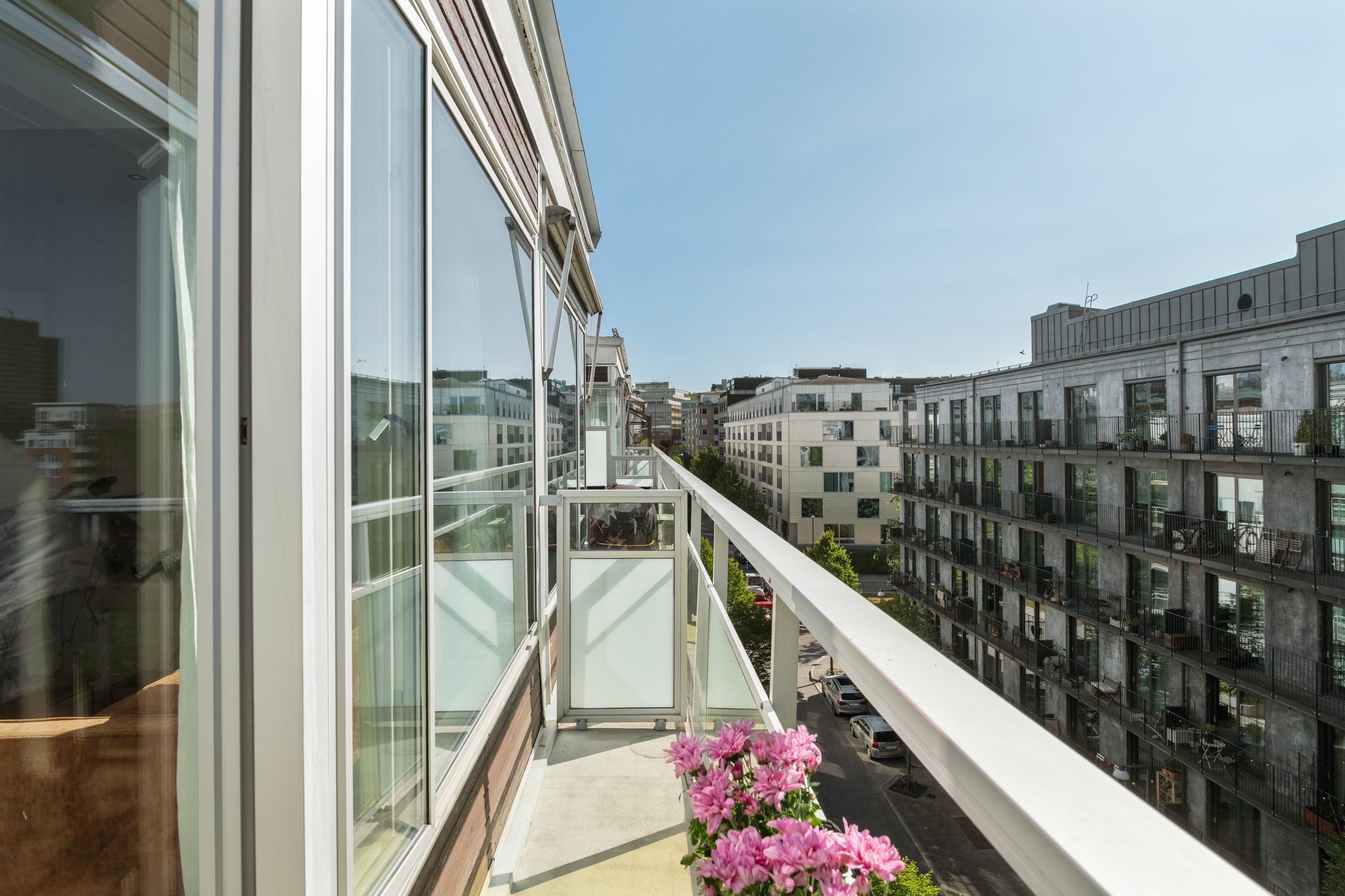 Bostadsbild från Sjöfartsgatan 1, Kommande i Hammarby Sjöstad, Stockholm