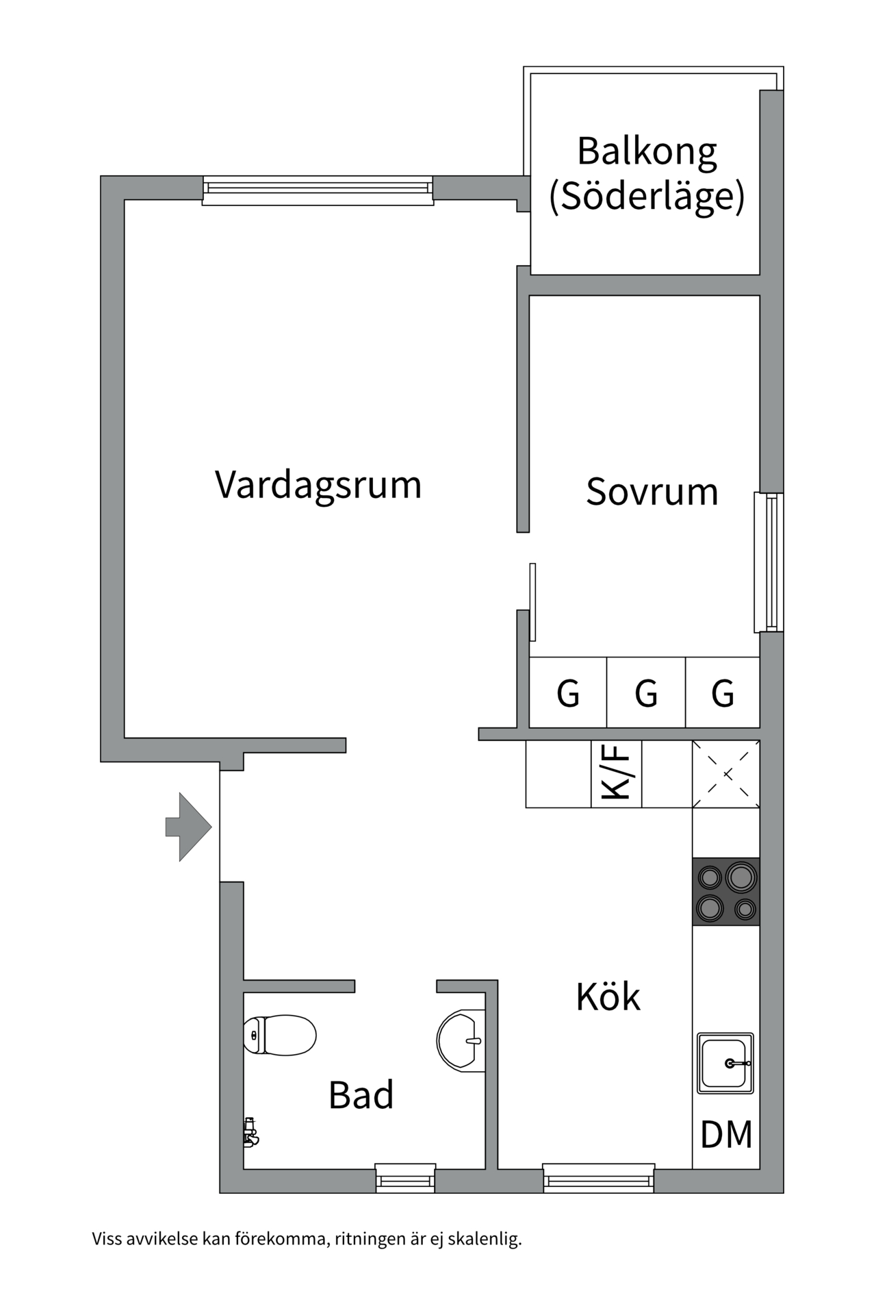 Bostadsbild från Ugglevägen 5A, Såld i Ektorp, Nacka