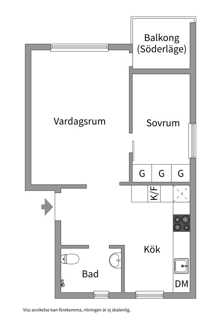 Bostadsbild från Ugglevägen 5A, Såld i Ektorp, Nacka