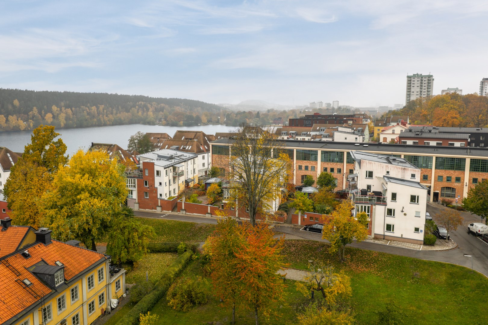 Bostadsbild från Turbinvägen 12, Kommande i Järla sjö, Nacka