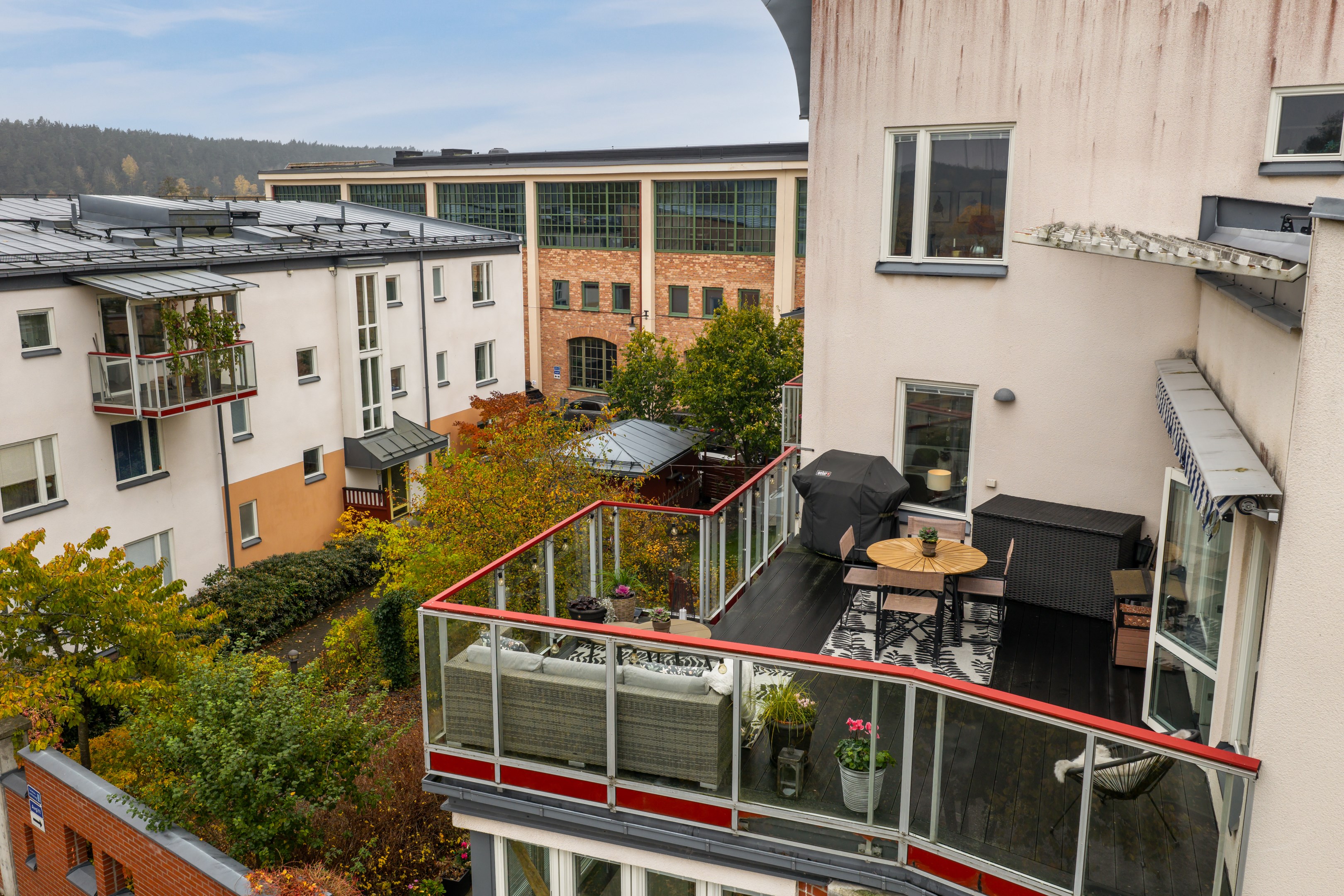 Bostadsbild från Turbinvägen 12, Kommande i Järla sjö, Nacka