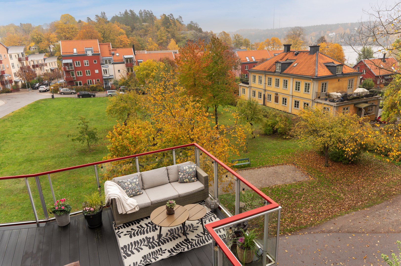 Bostadsbild från Turbinvägen 12, Kommande i Järla sjö, Nacka