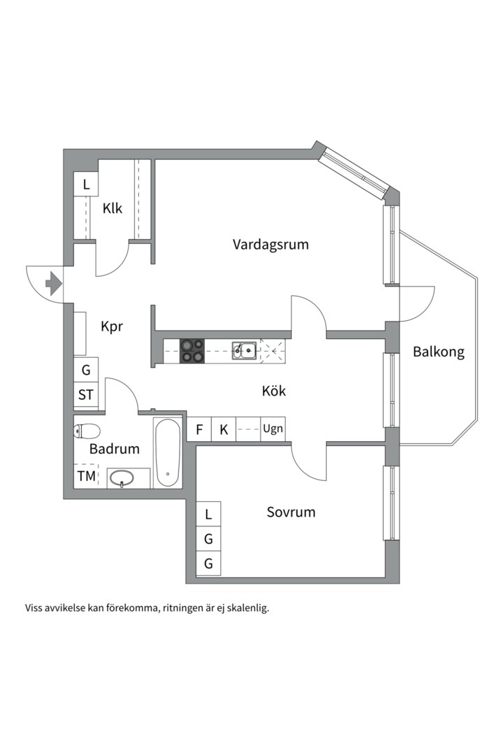 Bostadsbild från Skyttegatan 5, Såld i Haga, Västerås