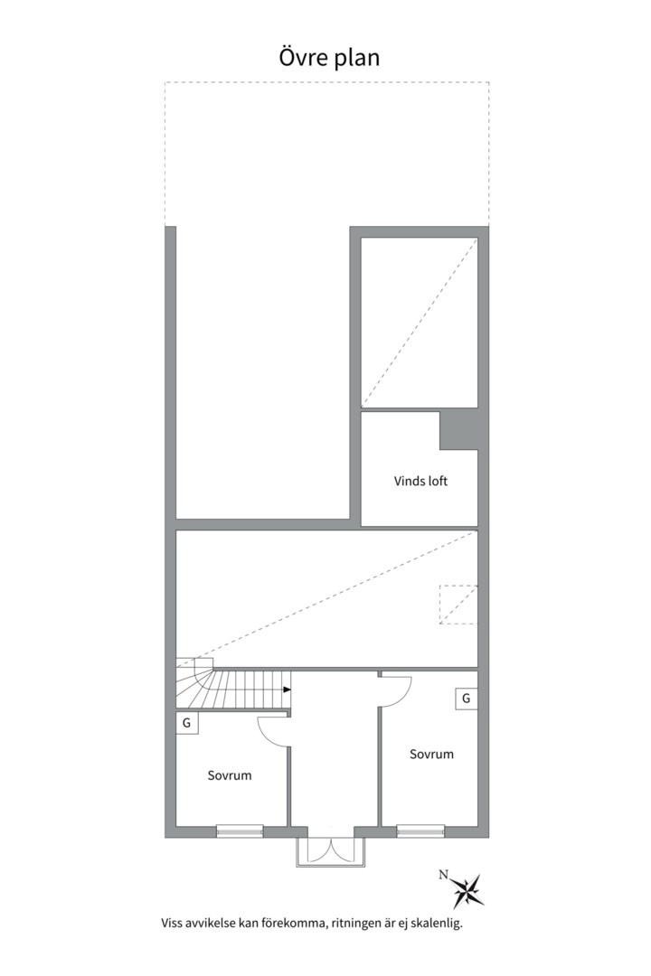 Planlösning från Storstensvägen 77, Kommande i Lindbacken, Uppsala