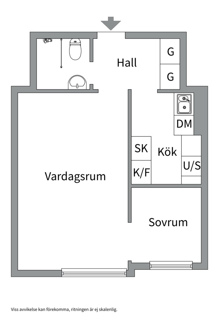 Planlösning från Stagneliusvägen 30, Kommande i Kungsholmen - Fredhäll, Stockholm