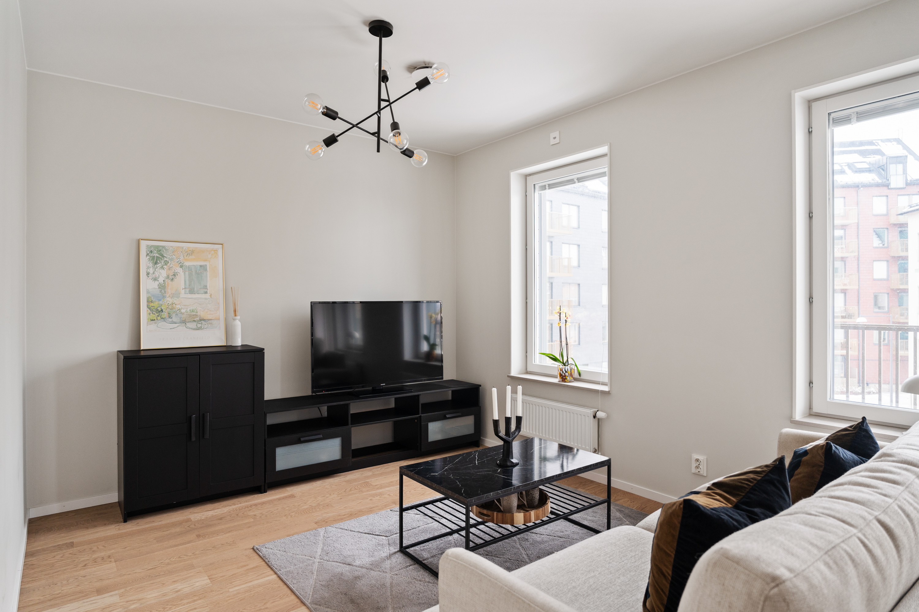 Bostadsbild från Nobelbergsgatan 20, Till salu i Sickla, Nacka