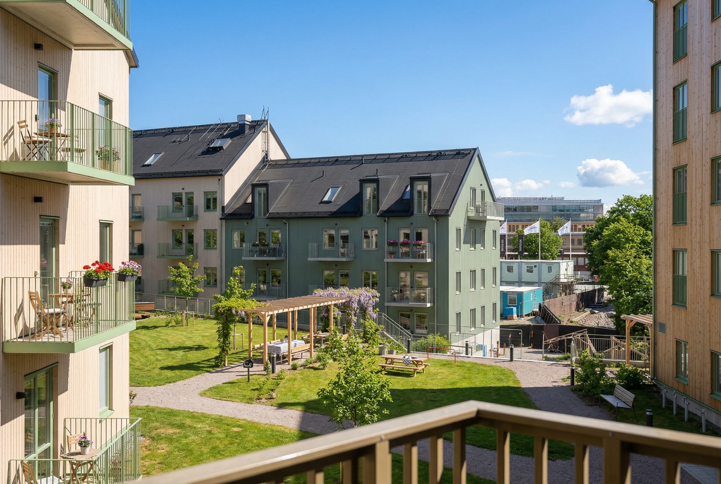 Bostadsbild från Nobelbergsgatan 20, Till salu i Sickla, Nacka