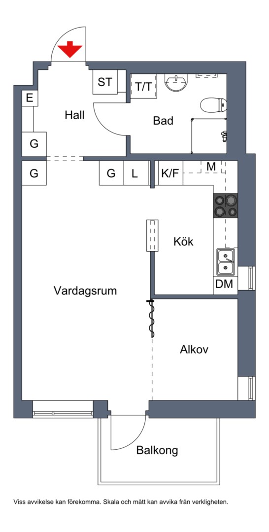 Planlösning från Fagerlidsvägen 9, Kommande i Tullinge Centralt, Botkyrka