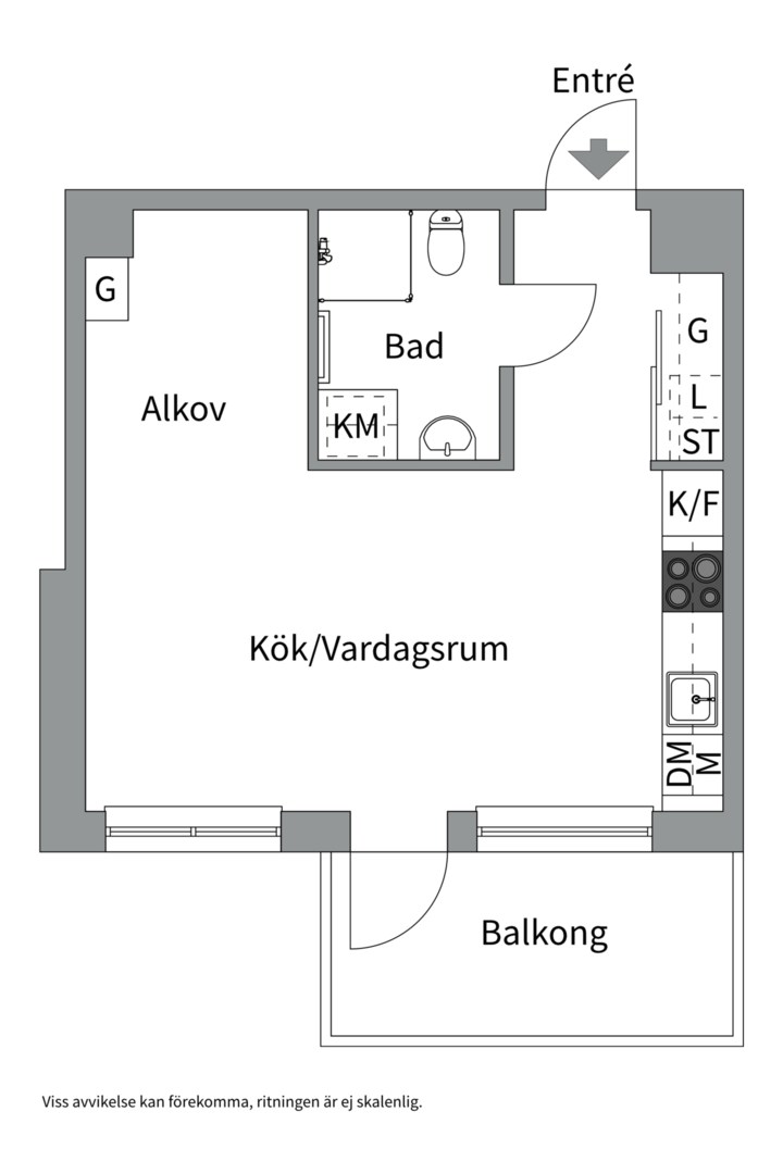 Planlösning från Otto Myrbergs väg 4D, Såld i Rickomberga, Uppsala