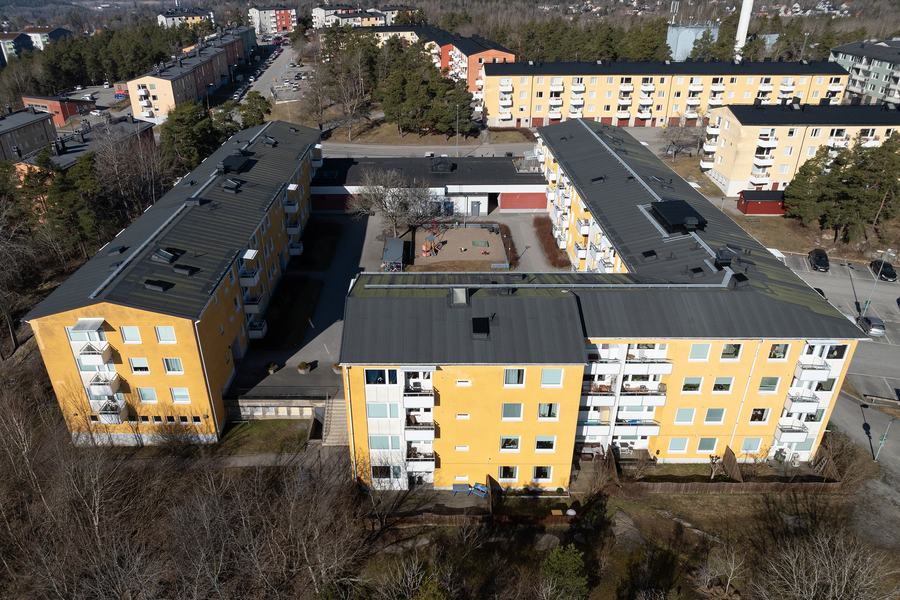 Bostadsbild från Tullingebergsvägen 12C, Kommande i G:a Tullingeberg, Botkyrka