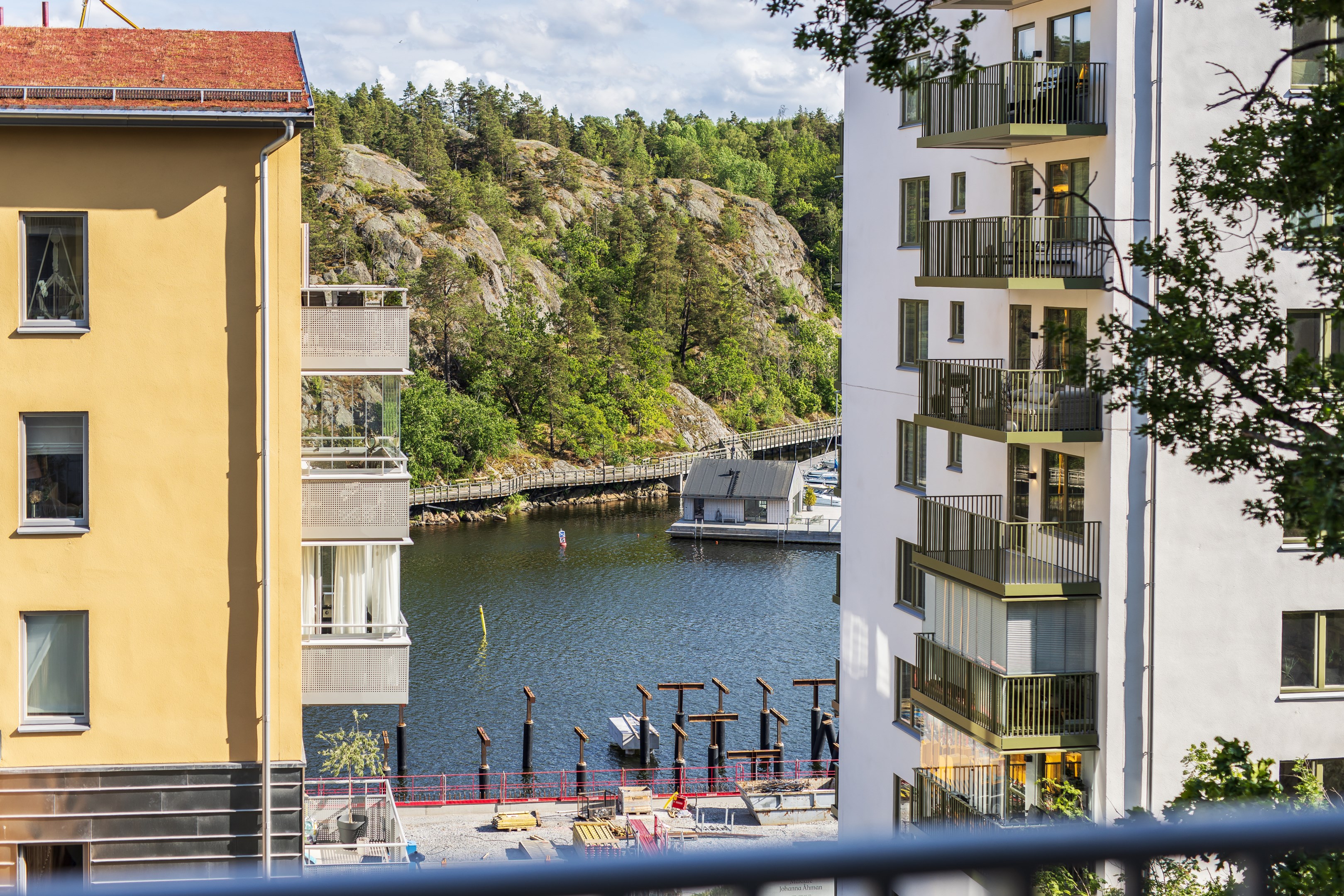 Bostadsbild från Kvarnholmsvägen 106, Kommande i Kvarnholmen, Nacka