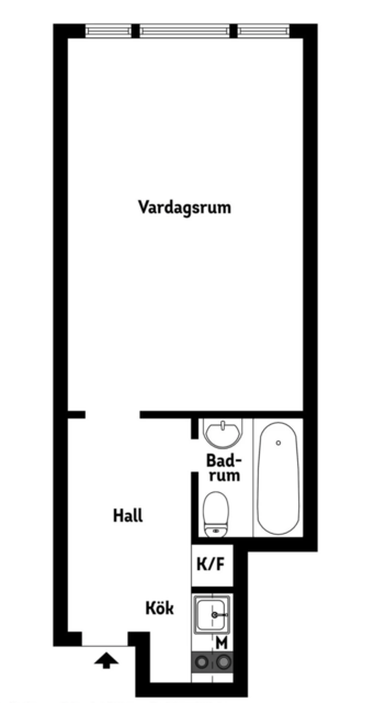 Planlösning från Sveavägen 122, 3tr, Kommande i Vasastan - Odenplan, Stockholm