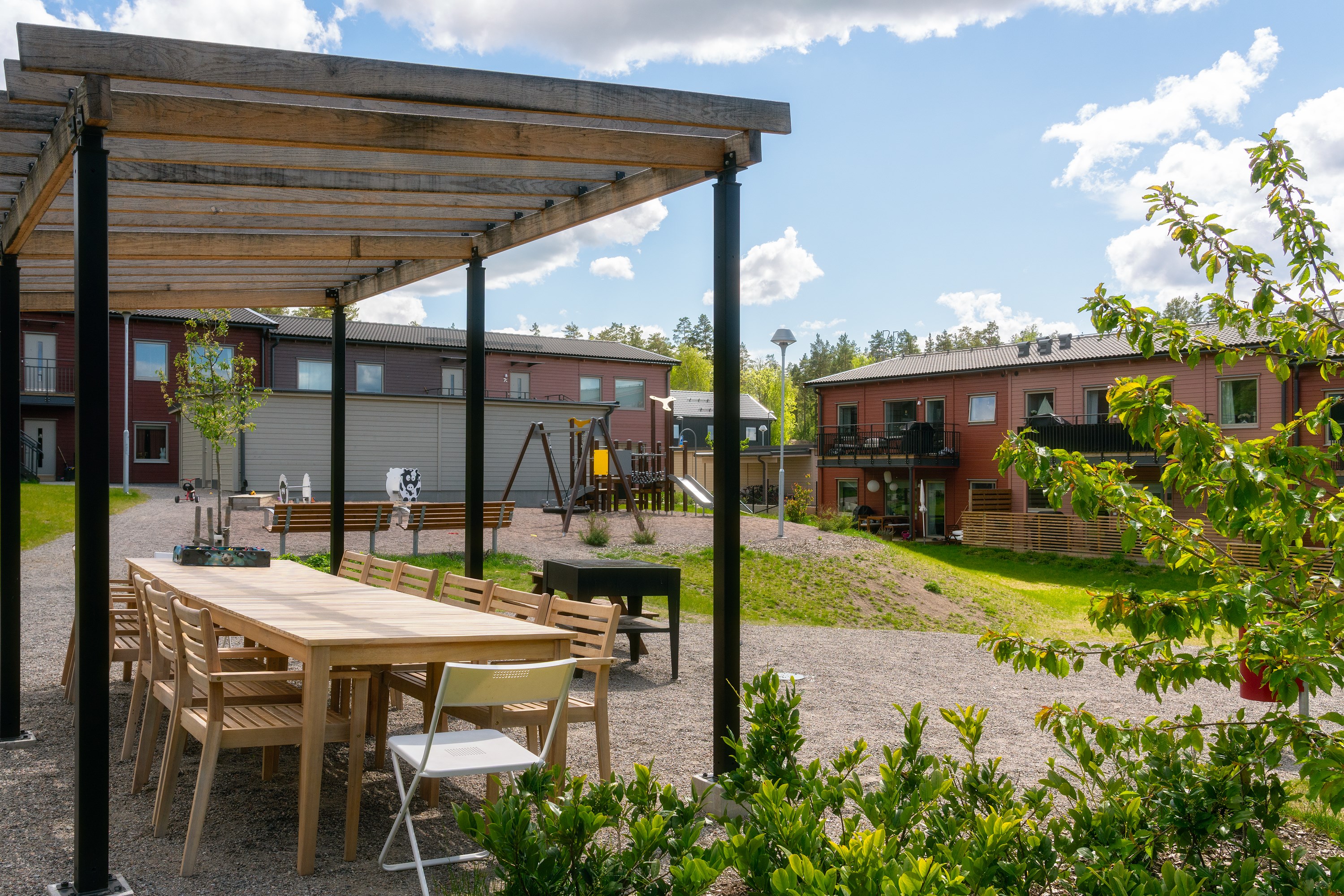 Bostadsbild från Vandrarvägen 29C, Kommande i Riksten, Botkyrka