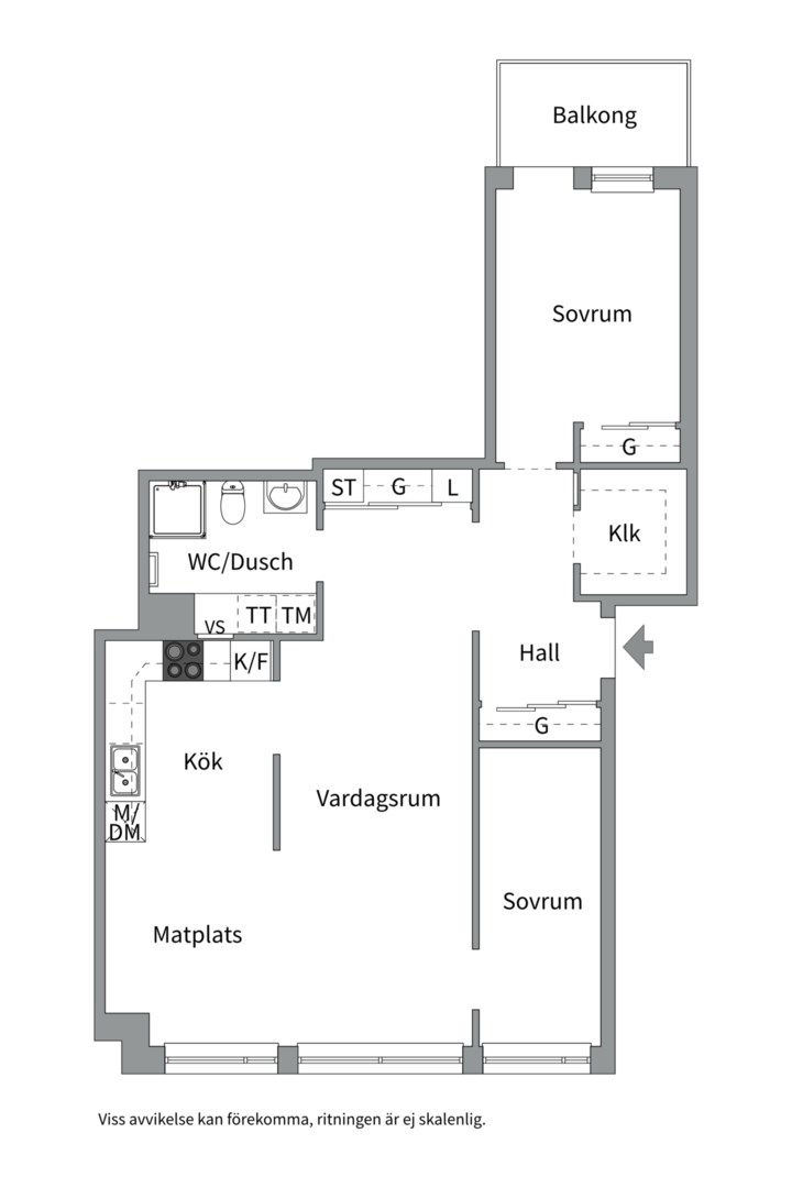 Planlösning från Bruno Liljeforsgatan 36, Kommande i Gränby, Uppsala