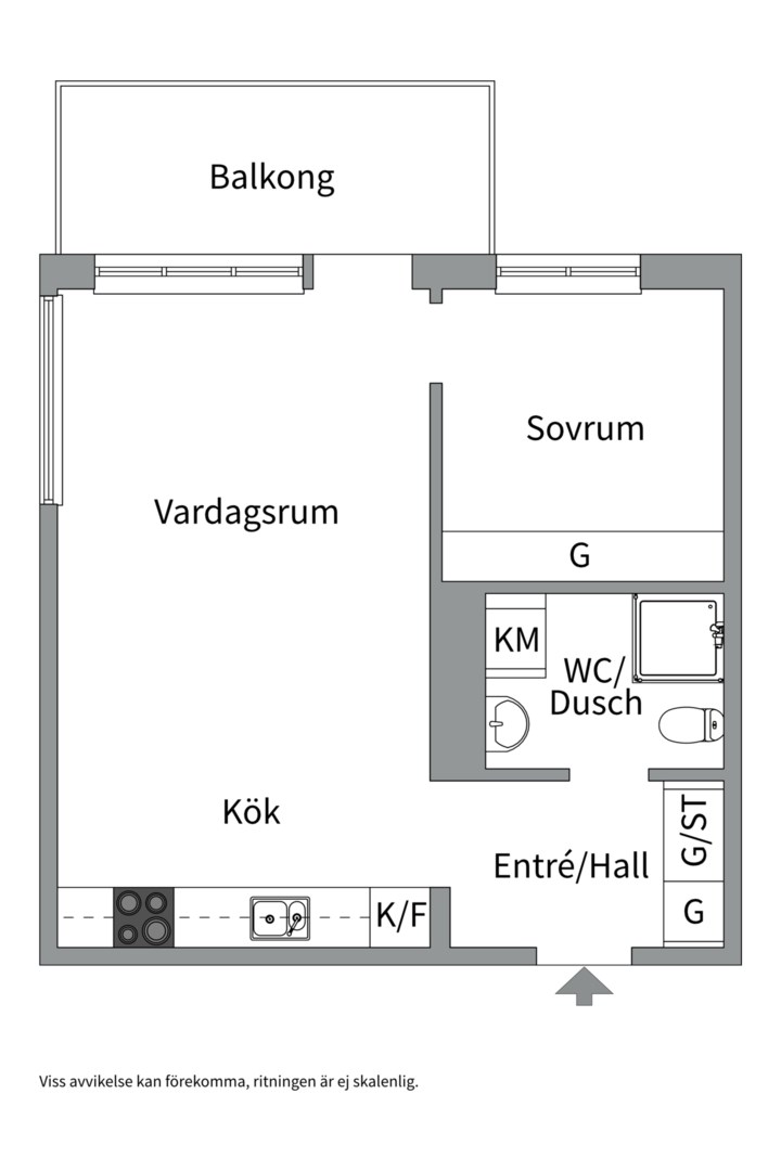 Planlösning från Förrådsvägen 18, Såld i Centrala Huddinge, Huddinge