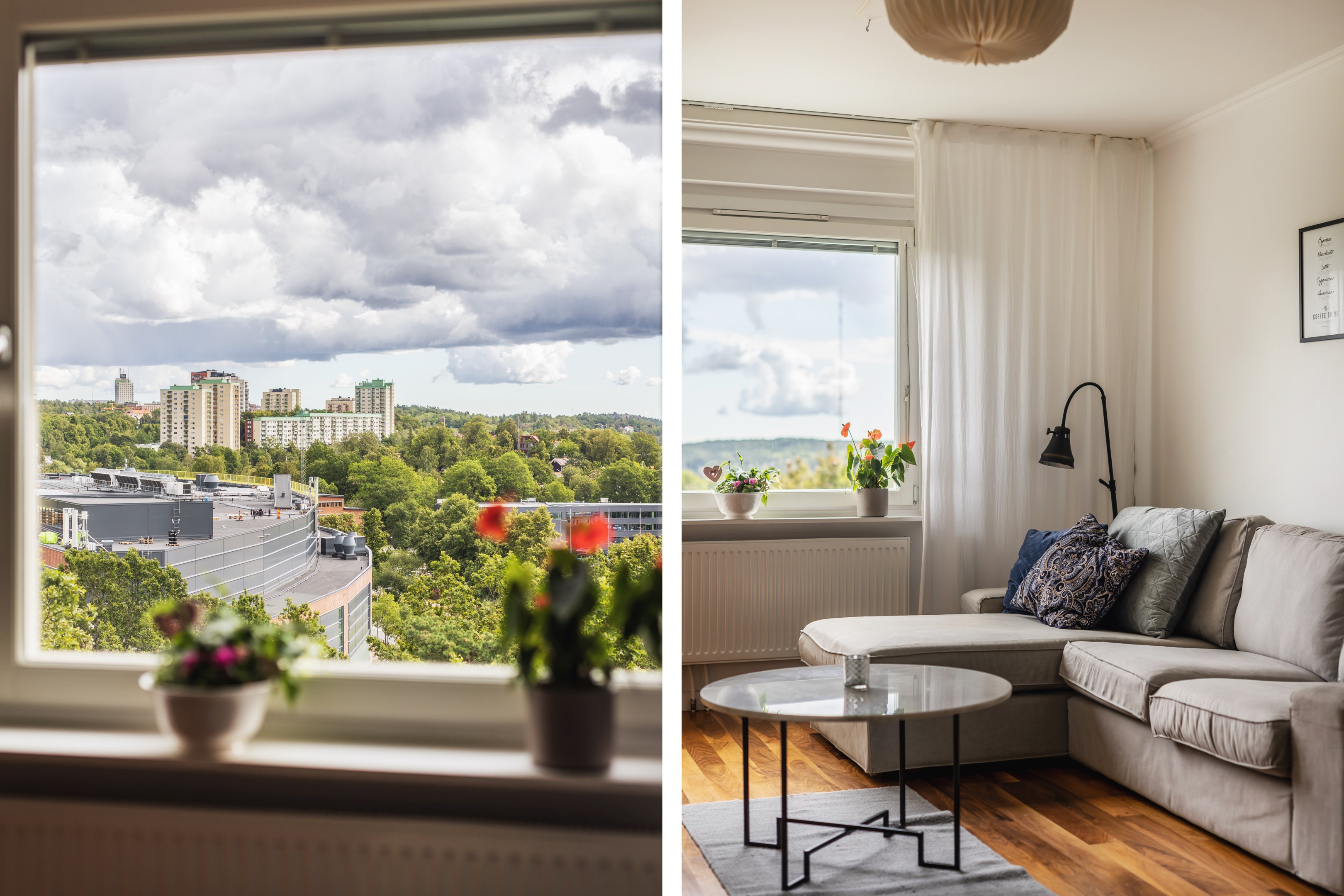 Bostadsbild från Atlasvägen 39, Kommande i Sickla, Nacka