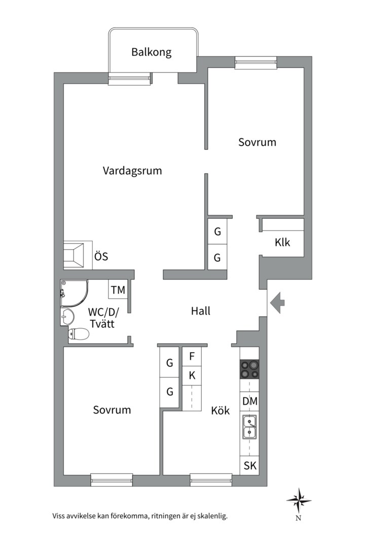 Bostadsbild från Tegnérgatan 15 A, Såld i Luthagen, Uppsala