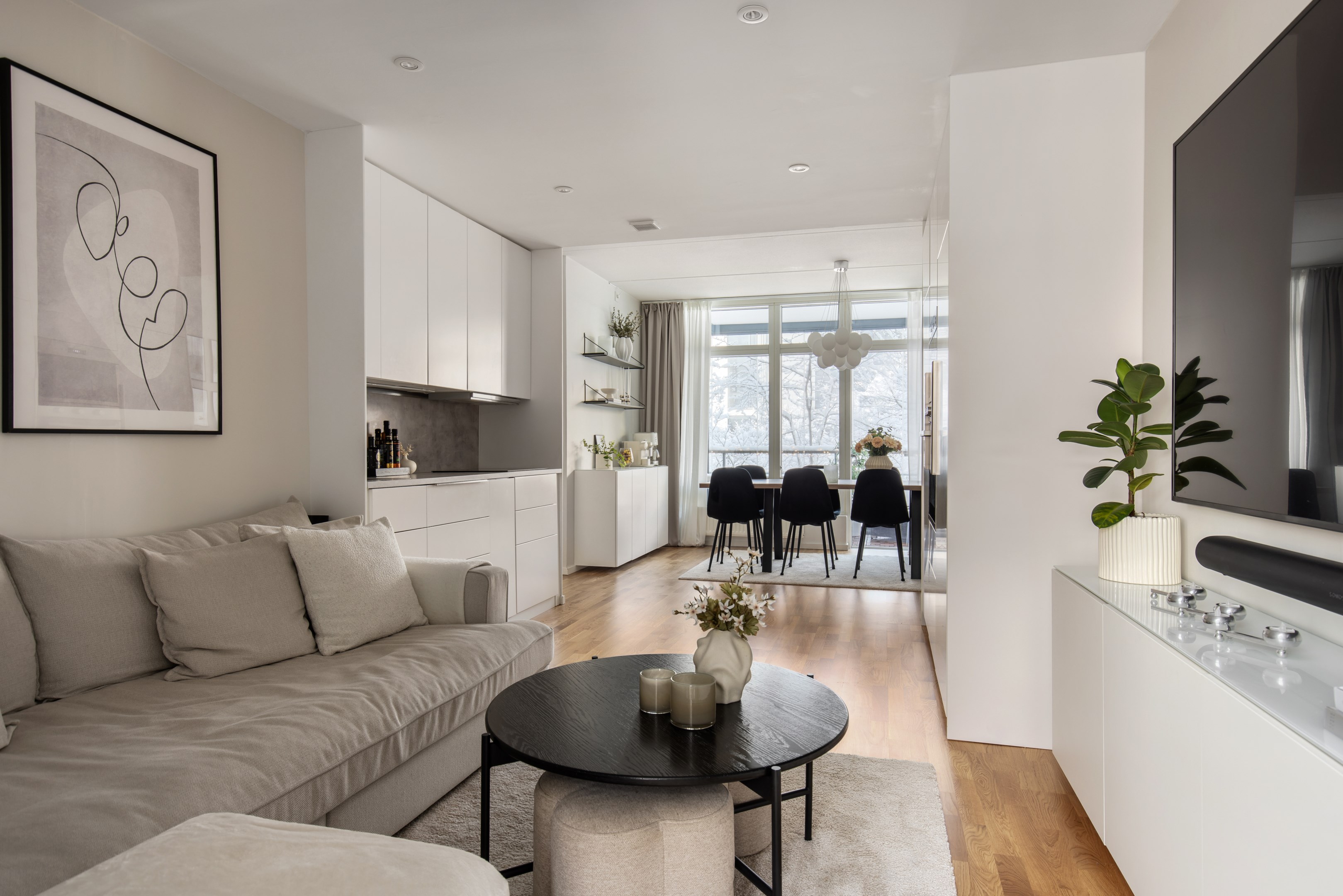 Bostadsbild från Lugnets allé 53, Kommande i Hammarby Sjöstad, Stockholm