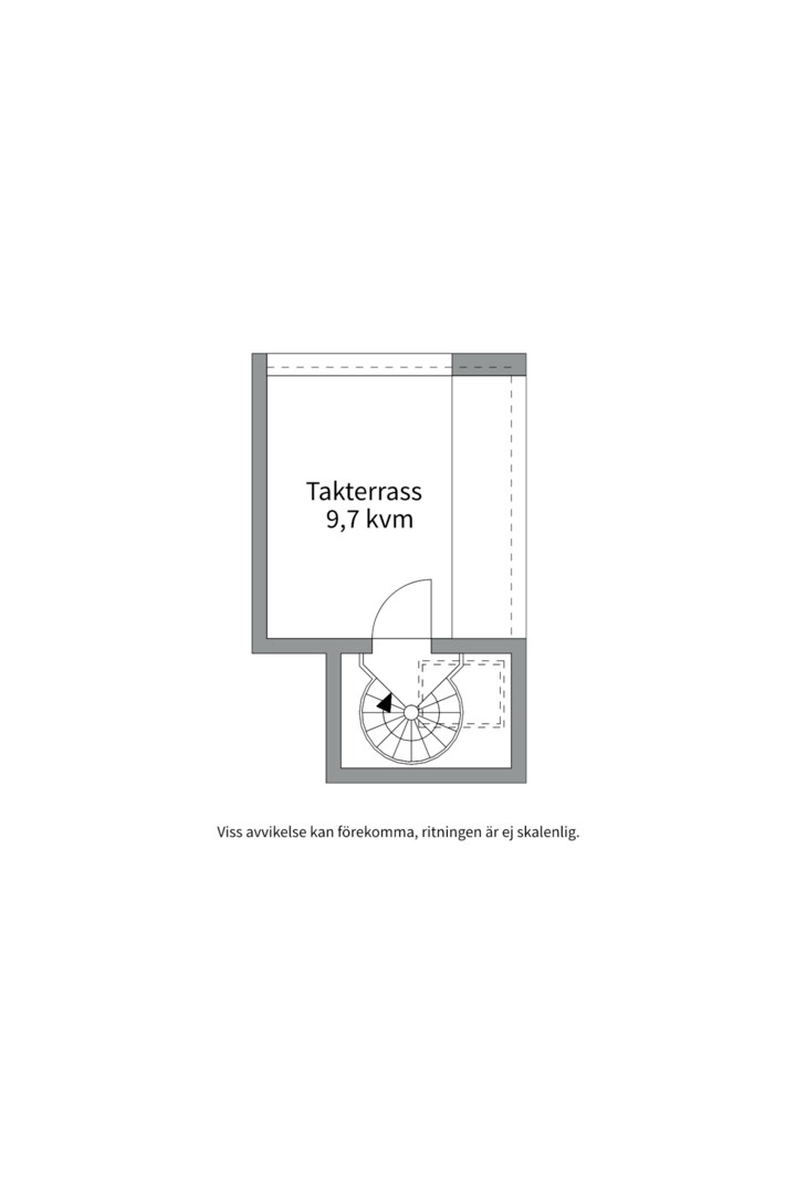 Planlösning från Järla Gårdsväg 11, Kommande i Järla sjö, Nacka