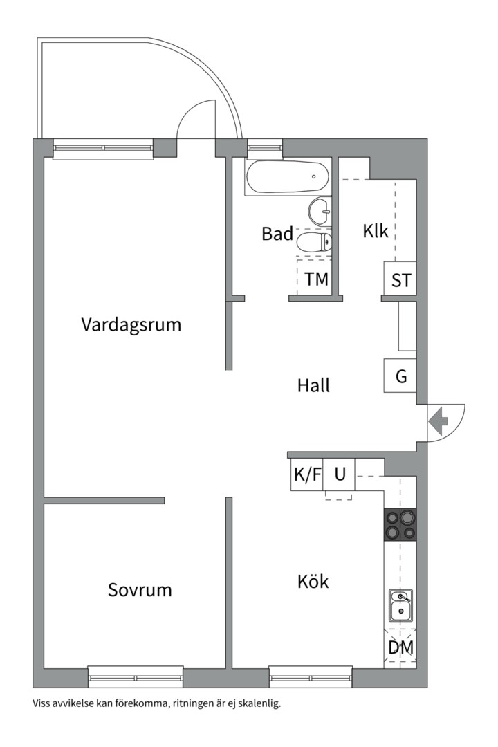 Planlösning från Serenadvägen 14, Såld i Nacka Forum, Nacka
