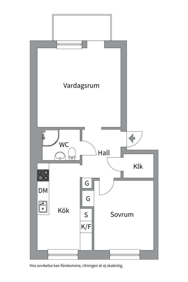 Planlösning från Ymergatan 15B, Till salu i Fålhagen, Uppsala