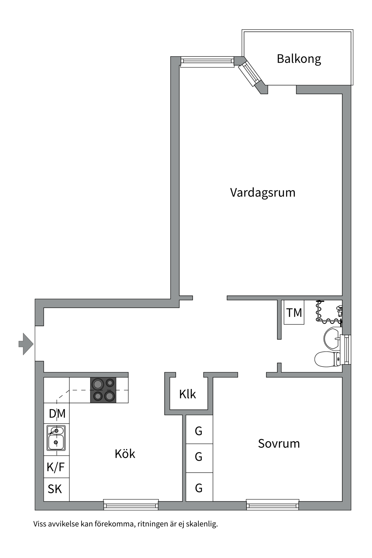 Bostadsbild från Lästmakargatan 3B, Snart till salu i Salabacke, Uppsala
