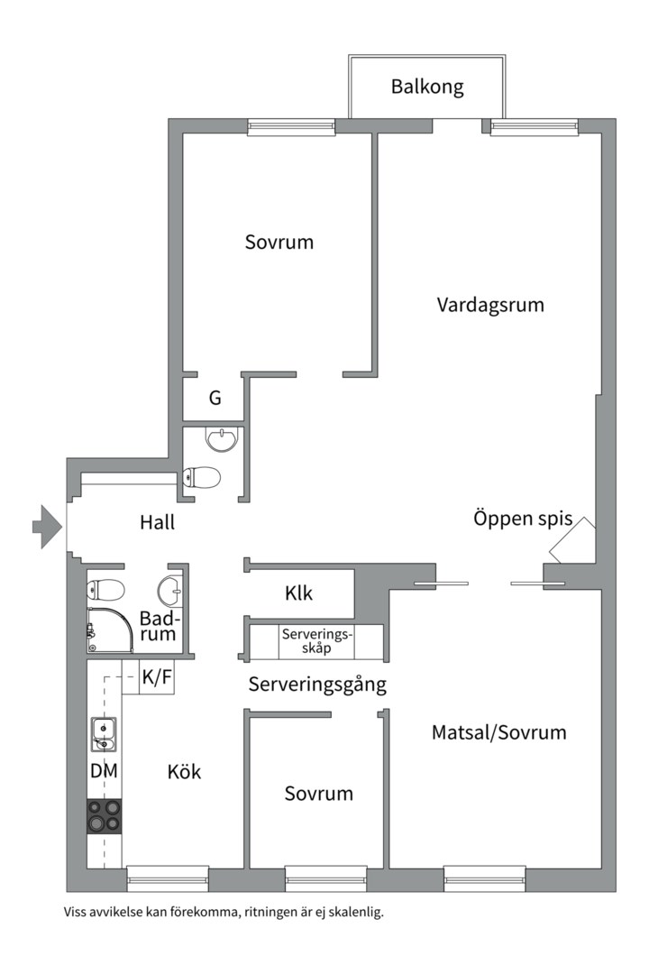 Bostadsbild från Luthagsesplanaden 5B, Såld i Främre Luthagen, Uppsala