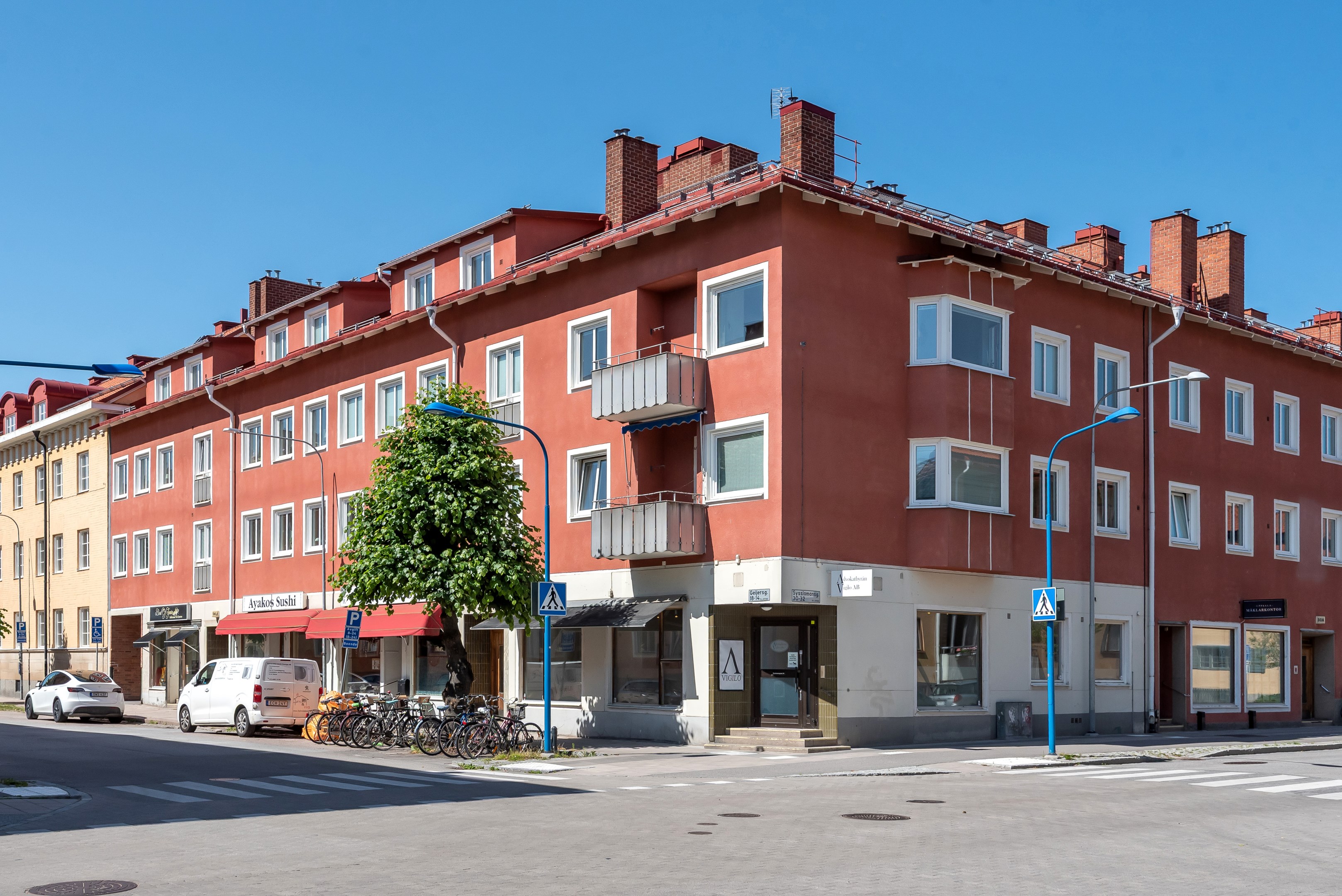 Bostadsbild från Geijersgatan 14A, Kommande i Luthagen, Uppsala