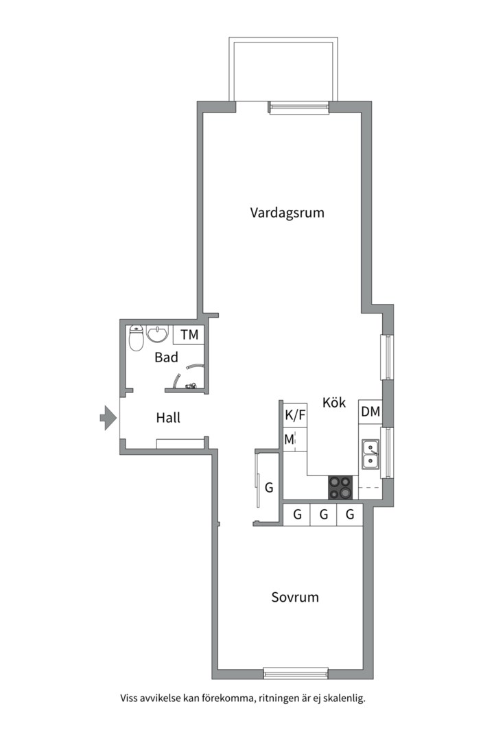 Planlösning från Apelgatan 5A, Såld i Salabacke, Uppsala