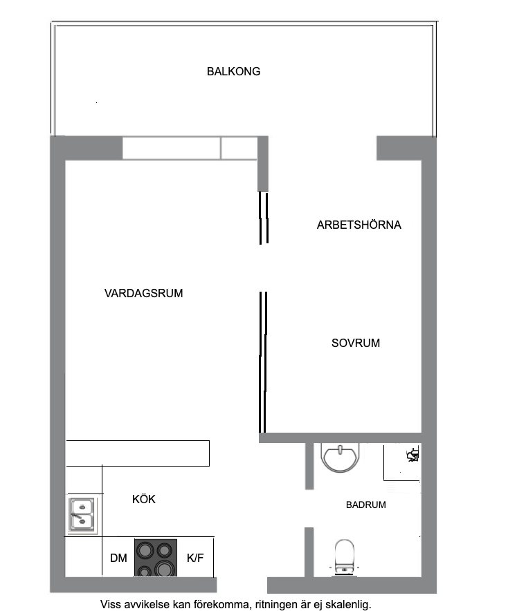 Planlösning från Tulegatan 46, Till salu i Vasastan - Sibirien, Stockholm