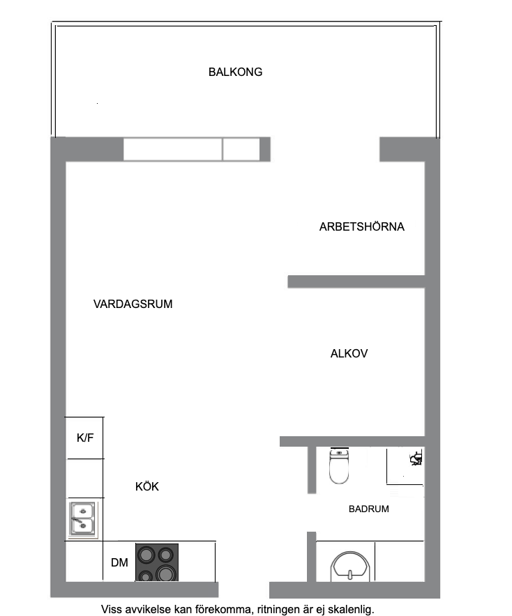 Planlösning från Tulegatan 46, Till salu i Vasastan - Sibirien, Stockholm
