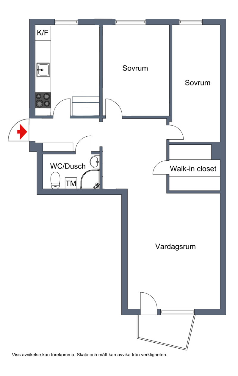 Bostadsbild från Månstorpsvägen 6, Kommande i G:a Tullingeberg, Botkyrka