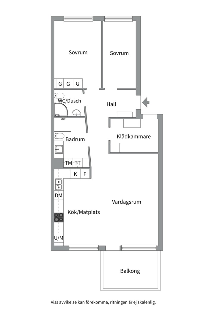 Bostadsbild från Älvkullevägen 7C, Till salu i Älvkullen, Västerås
