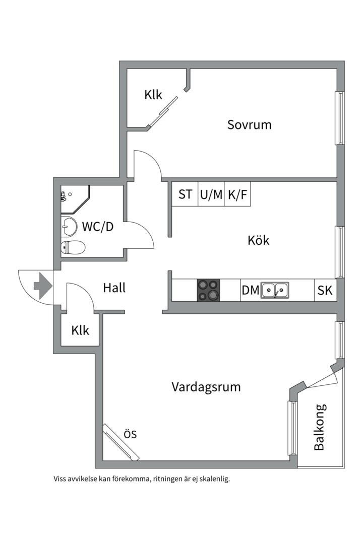 Planlösning från Hjalmar Brantingsgatan 12B, Snart till salu i Fålhagen, Uppsala