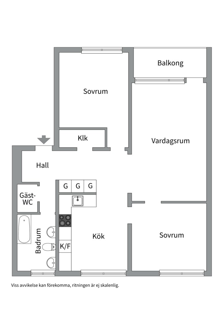 Planlösning från Henriksdalsringen 63, Till salu i Henriksdalsberget, Nacka