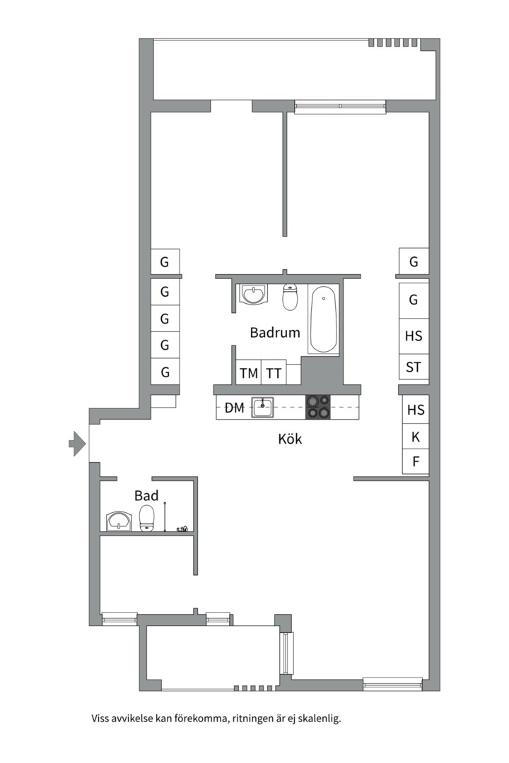 Planlösning från Torgny Segerstedts allé 89, Såld i Rosendal, Uppsala