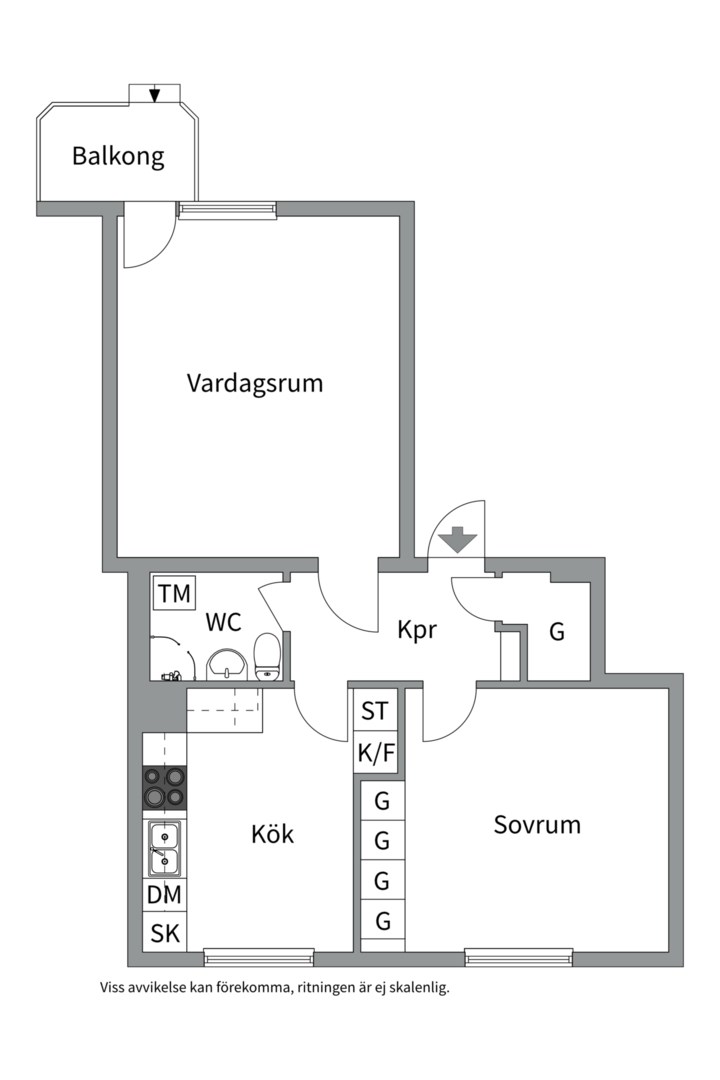 Planlösning från Sköldungagatan 34, Snart till salu i Svartbäcken, Uppsala