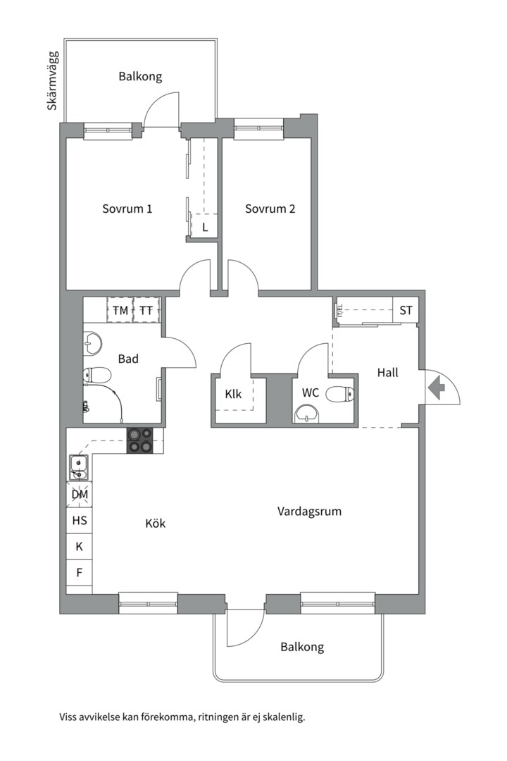 Planlösning från Industrigatan 35, Såld i Kungsängen, Uppsala